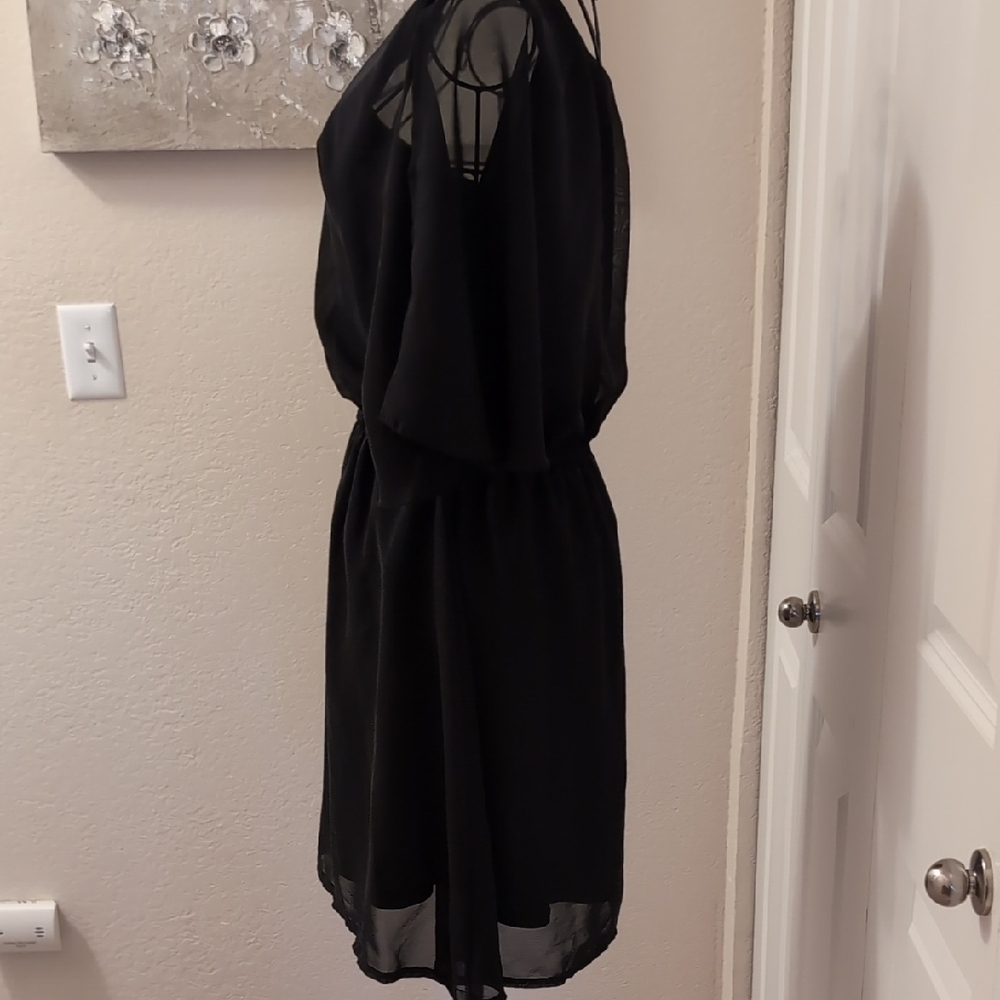 Wet Seal Black One-Shoulder Dress - Picture 2 of 5